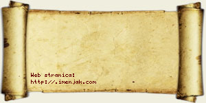 Danica Vesković vizit kartica